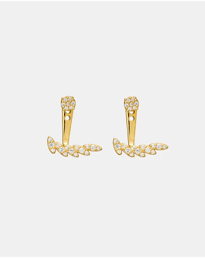 Zoe Olivia - 14K Gold Vermeil Elevate Marquise Cubic Zirconia Ear Jacket