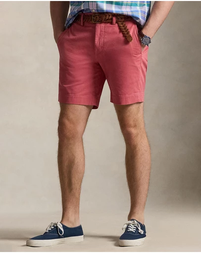 Polo Ralph Lauren - 8-Inch Stretch Straight Fit Chino Shorts - ICONIC EXCLUSIVE
