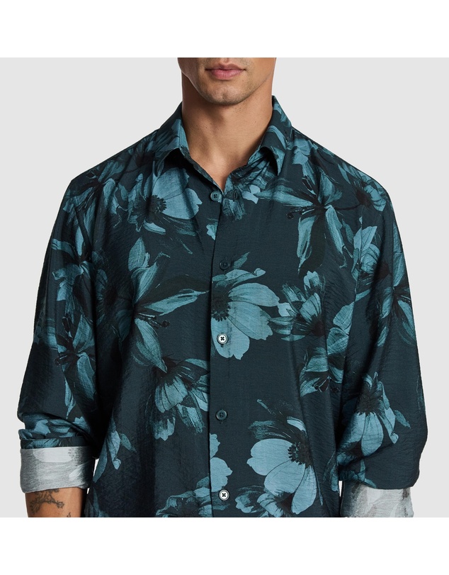 yd. - Massimo Floral Print Shirt