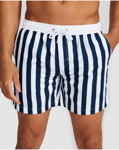 Navy & White