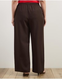 Atmos&Here Curvy - Marlow Tie Waist Tailored Pants