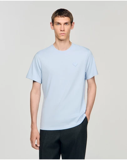Sandro - Single Coeur Tee Shirt