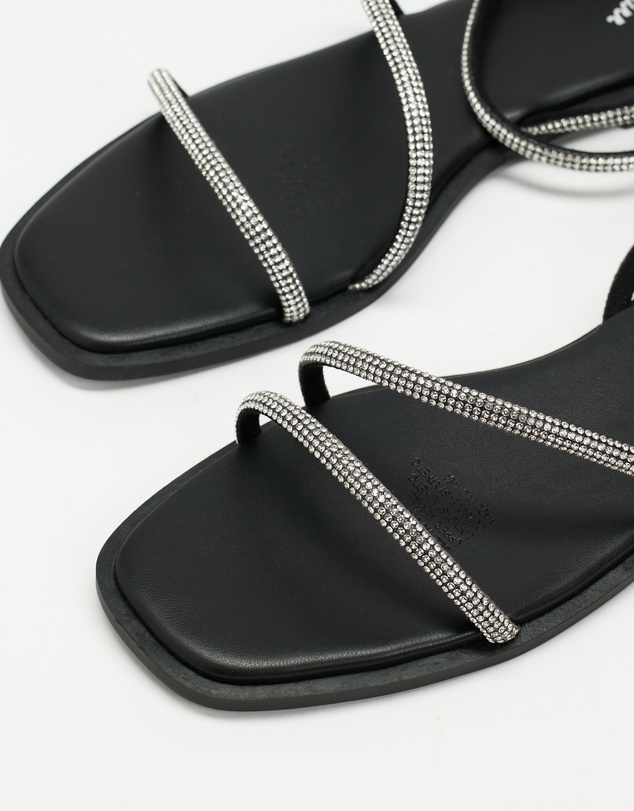 SPURR - Diamond Ankle Strap Sandals - ONLINE EXCLUSIVE