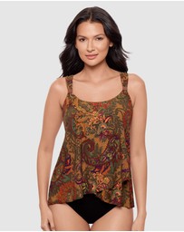 Miraclesuit Swimwear  - Perissa Dazzle Underwired Draped Tankini Top