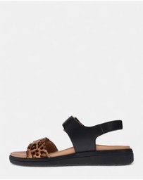 Mia Vita - Bettina Slingback Sandal - Black Leopard