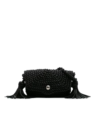 Pre-Loved by Azura Reborn - Pre-Loved Lambskin Torchon Classic Tasseled Twisted Crossbody