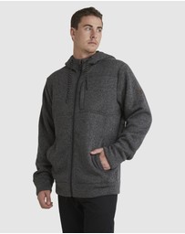 Billabong - Mens Boundary Sherpa Zip Up Hoodie