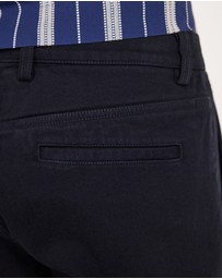Calibre - Slim Tapered Denim Pants Navy