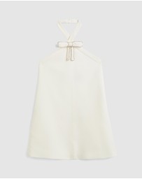Bardot Junior - Tiffany Diamante Mini Dress - Kids-Teens