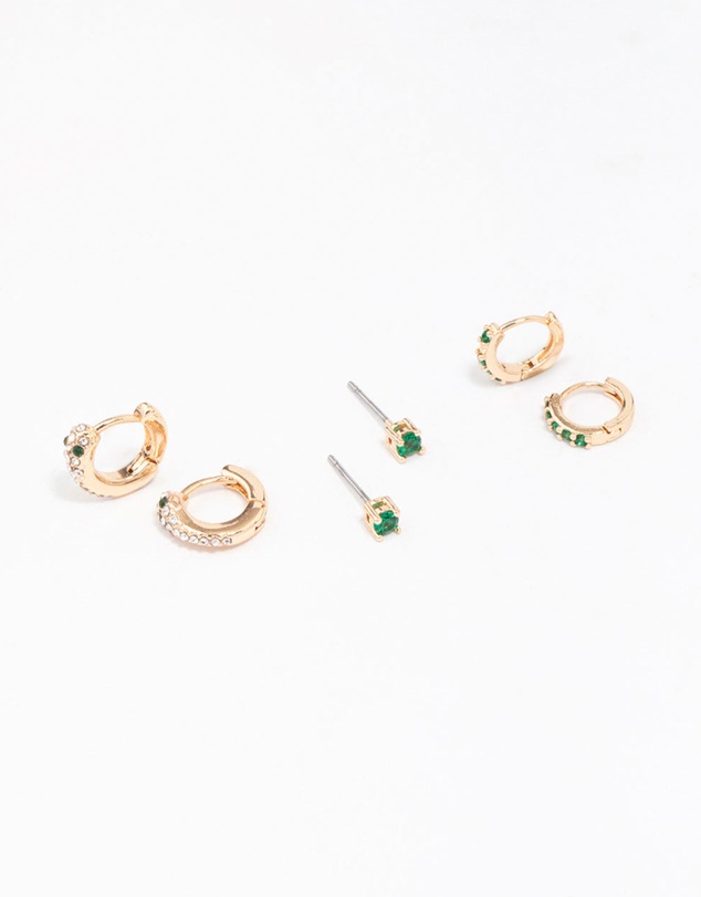 Lovisa - Gold Dainty Earring 3-Pack