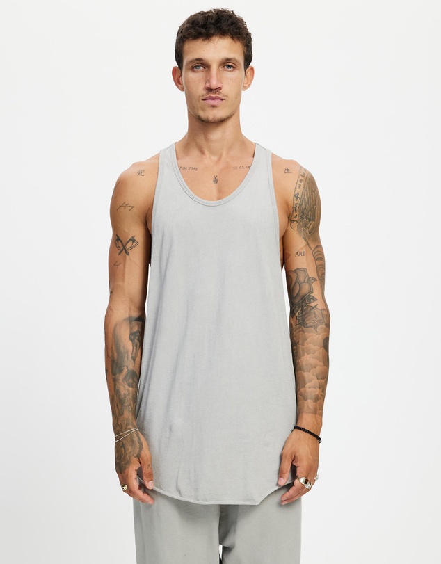Surrounded By Ghosts - The Travertine Cotton Singlet