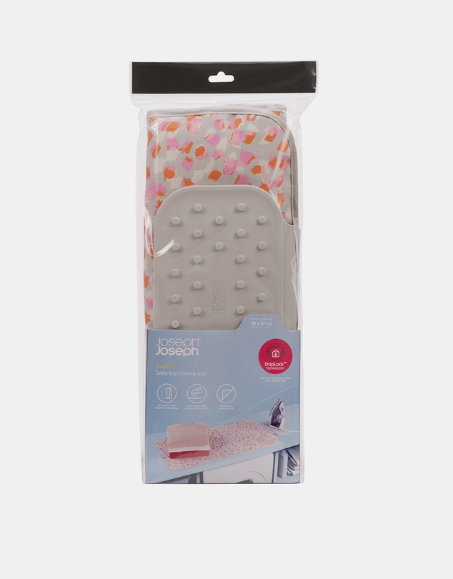 Joseph Joseph - Swift™ Folding Ironing Mat with Silicone Iron Rest (90 x 47 cm) - Peach Blossom