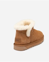 Ozwear Connection Uggs - Ugg Bondi Matelassé Shearling Ultra Mini Boot