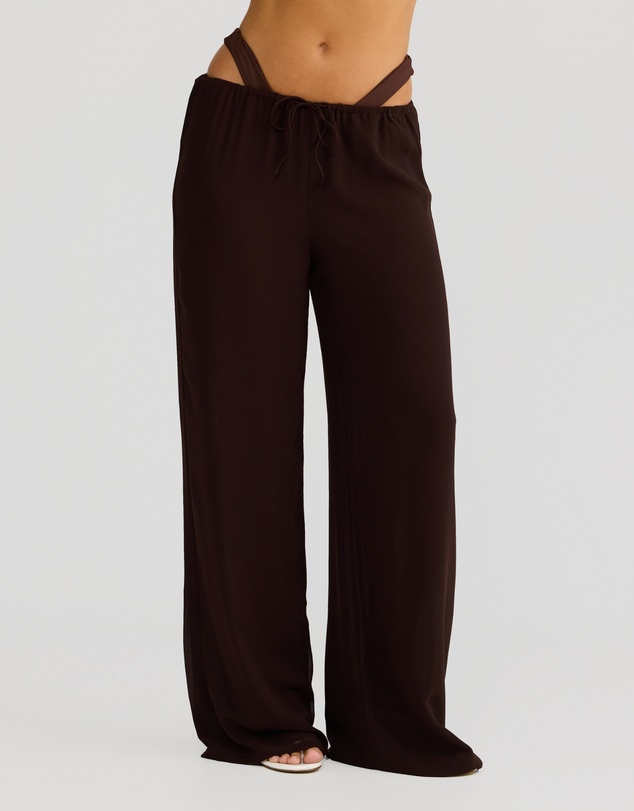 Vacay Swimwear - Bella Pant Chocolate