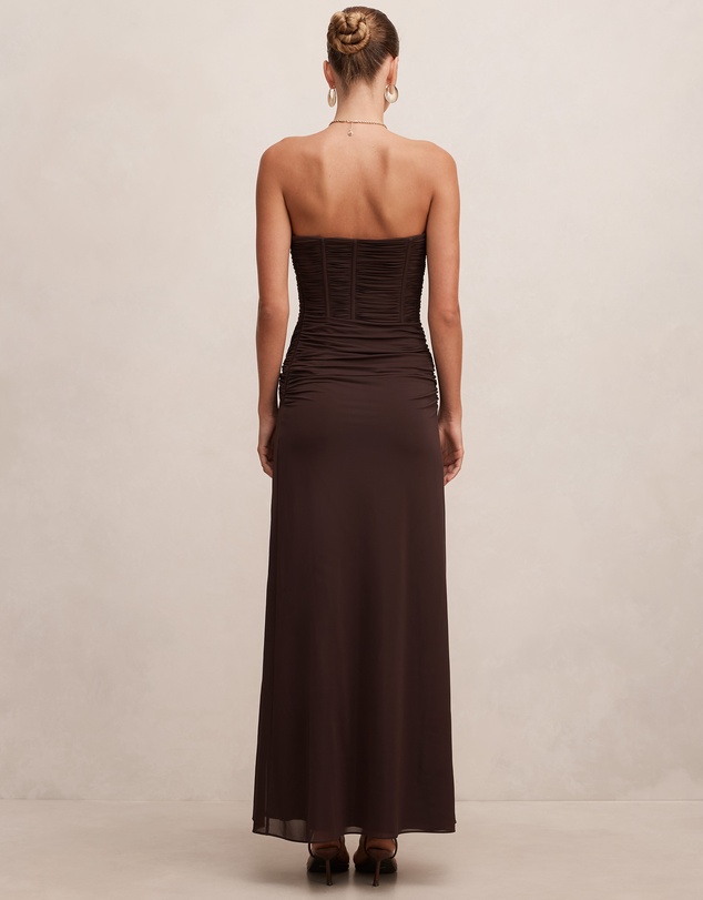 Forever New - Lorelei Strapless Ruched Maxi Dress