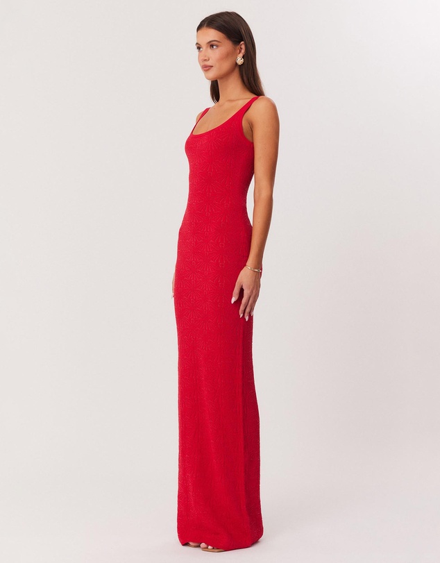 SNDYS - Josefina Jacquard Knit Maxi Dress