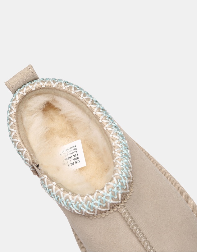 EVERAU - Australian Shepherd Ugg Tay Kids Cow Suede Upper House Shoes