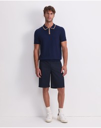 Sportscraft - Brookes 1/4 Zip Knit Polo