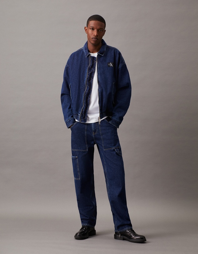 Calvin Klein Jeans - Relaxed Denim Bomber Jacket
