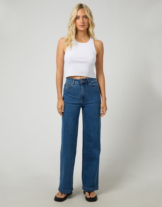 All About Eve - Jacqui Wide Leg Heritage Blue