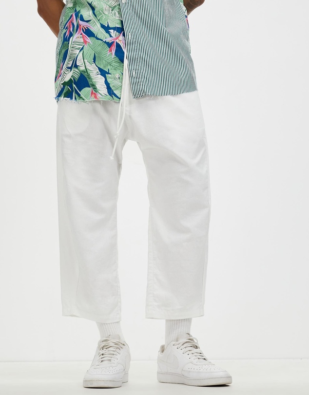 Surrounded By Ghosts - The Eskolaite Linen Drawstring Pants