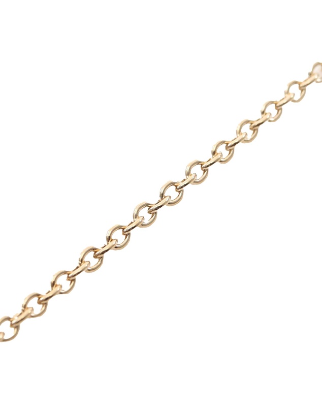 Pre-Loved by Azura Reborn - Pre-Loved Gold Plated Rhinestone Petit CD Logo Pendant Necklace