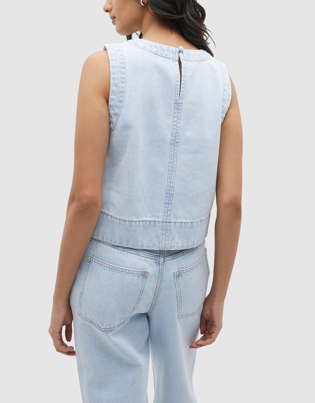 Seed Heritage - Denim Shell Top