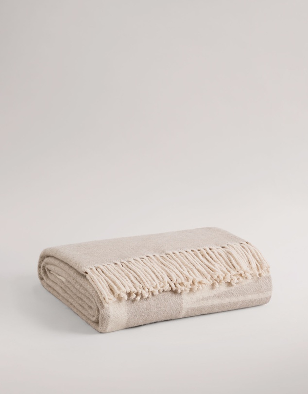 Country Road - Cr Cotton Blend Logo Throw