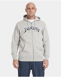 Billabong - Mens Bad Dog Arch Zip Up Hoodie