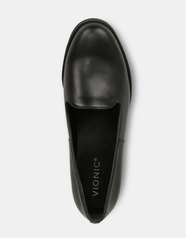 Vionic - Willa Wedge - Black Leather