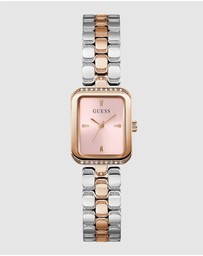 GUESS - Guess Ladies 2-Tone Rose Gold Tone 22mm Analogue Watch