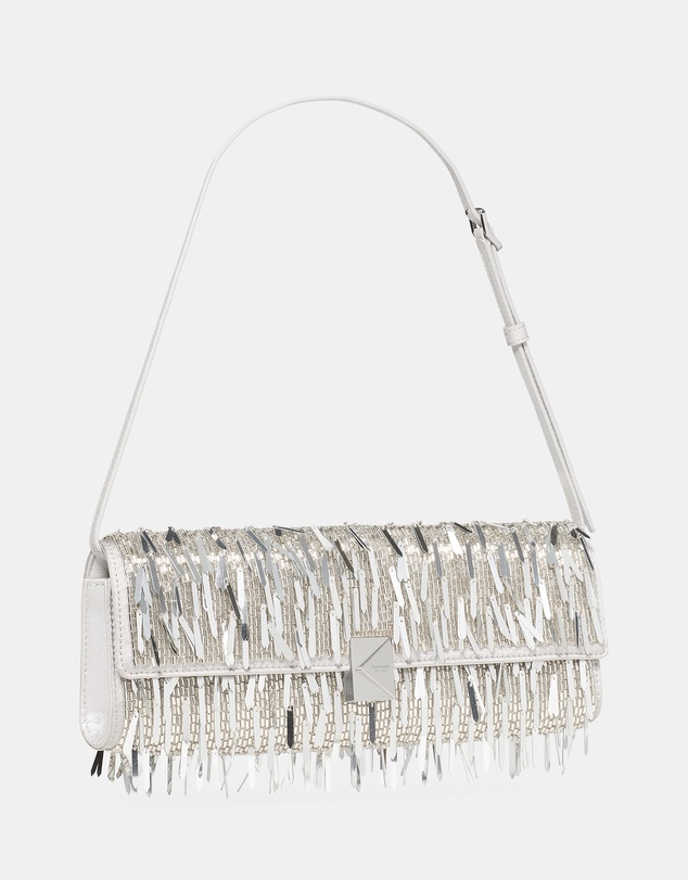Kate Spade - Deco Sequined Fringe Soft Mini Shoulder Bag
