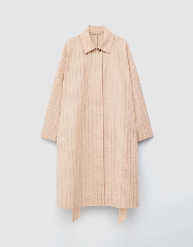 & Other Stories - Oversized Pinstripe Trench Coat