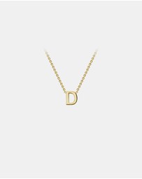 Zoe Olivia - 9K Gold Initial D Necklace