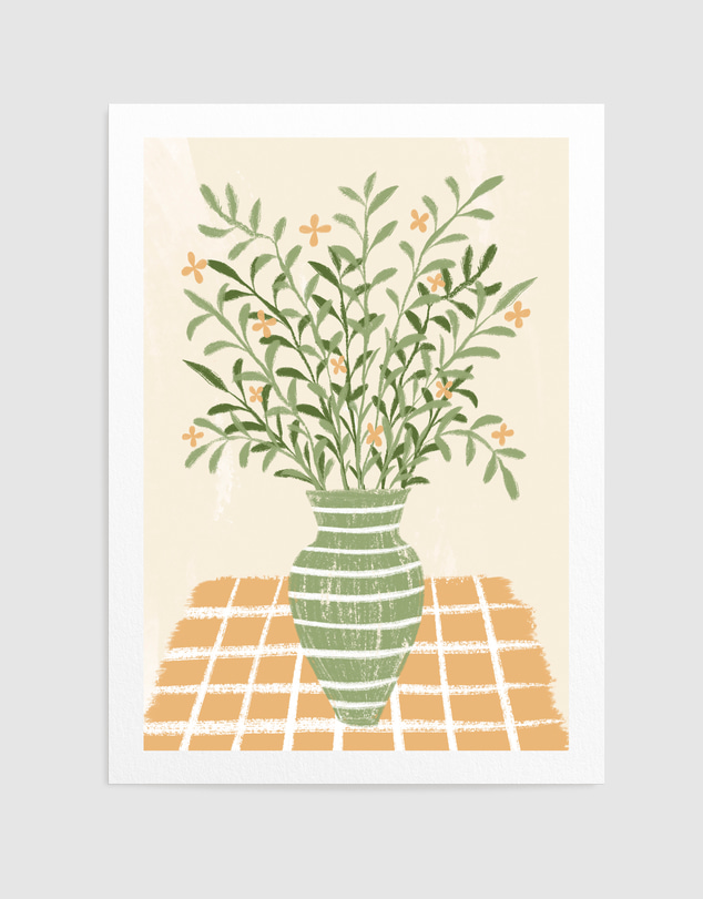 Olive et Oriel - Cozy Home by Martina Art Print