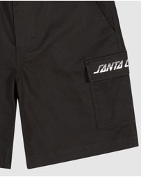 Santa Cruz - Single Split Strip Cargo Shorts - Teens
