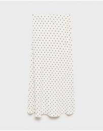 M.N.G - Long Polka Dot Skirt