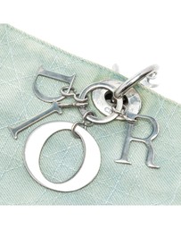 Pre-Loved by Azura Reborn - Pre-Loved Large Denim Cannage Acrylic Handles Lady Dior