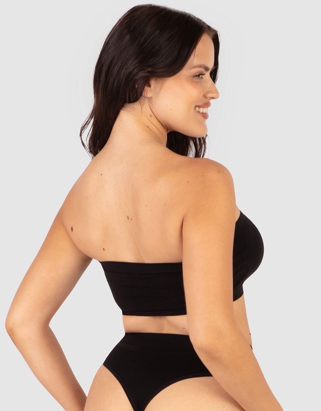 B Free Intimate Apparel - Cotton-Rich Padded Strapless Bra (A-B-C) Cup