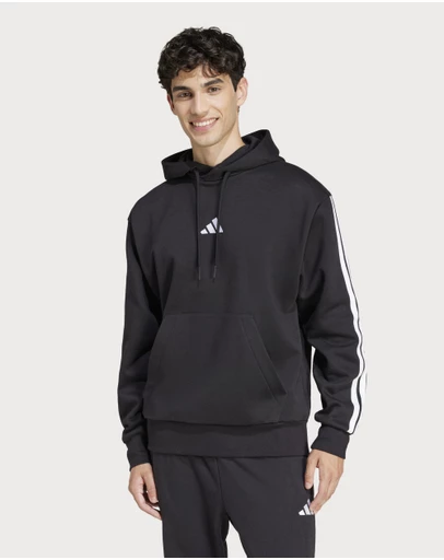 adidas Sportswear - Essentials 3-Stripes Fleece Hoodie Mens