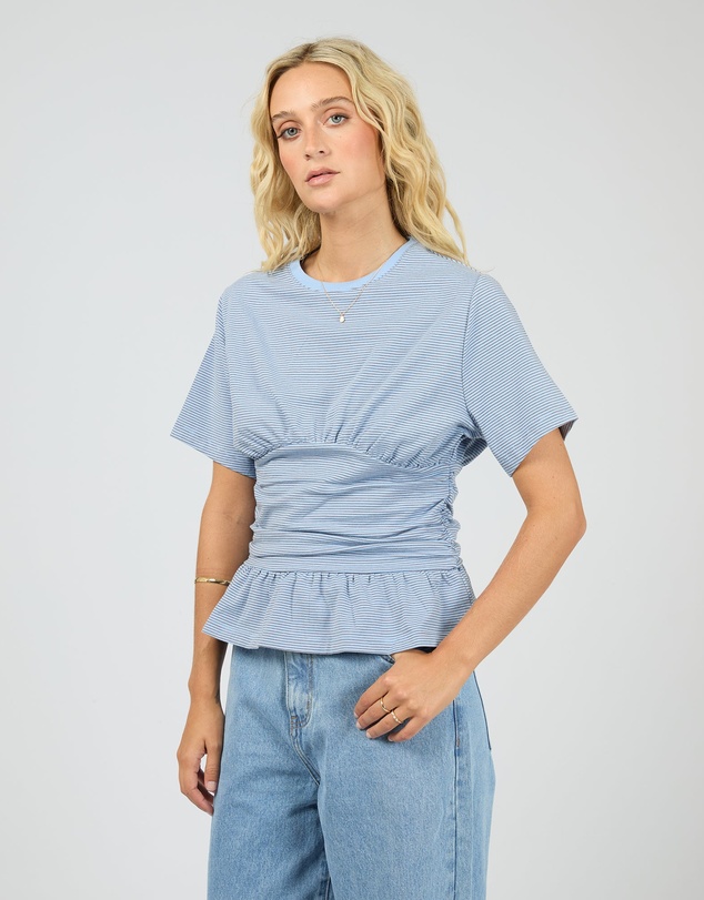 All About Eve - Tyler Stripe Tee Blue