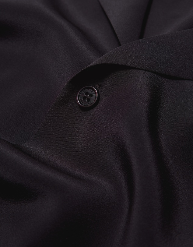 Calibre - Camp Collar Silk Shirt Currant