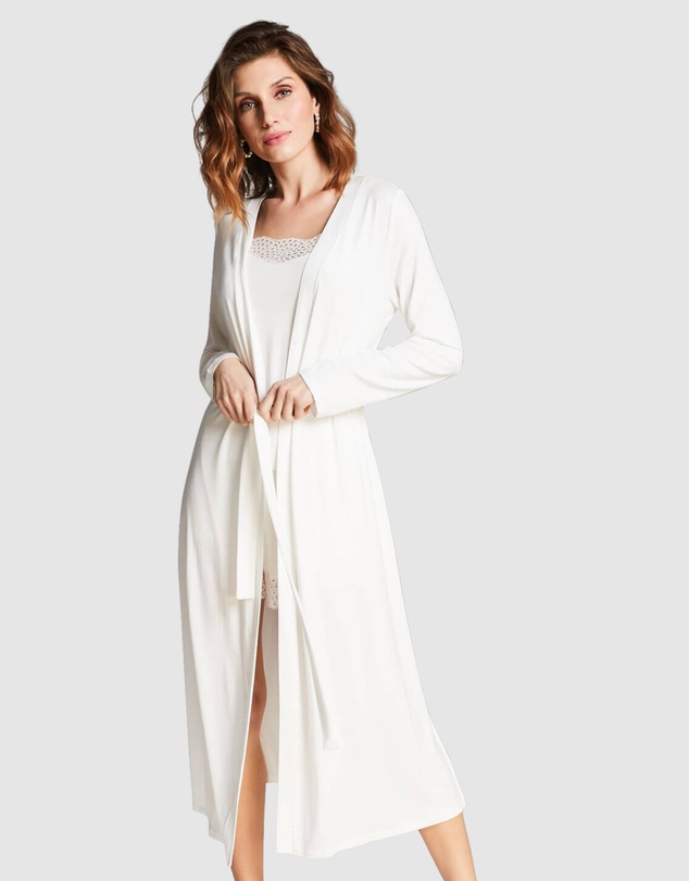 Oh!Zuza - Midi Length Soft Viscose Lounge Robe