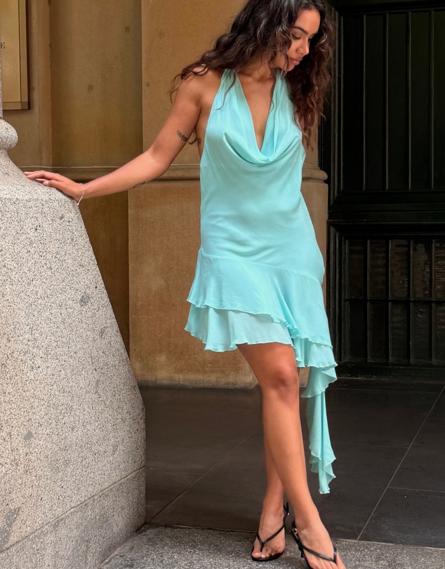 Lover - Samantha Asymmetric Mini Dress
