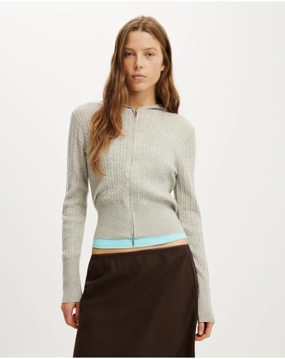Cotton On - Everfine Hooded Knit