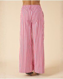 CAMIXA - Palazzo Wide Leg Striped Pants