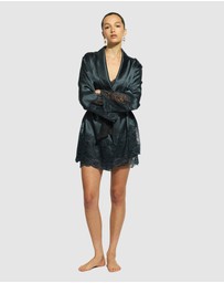 GINIA - Silk Lace Robe