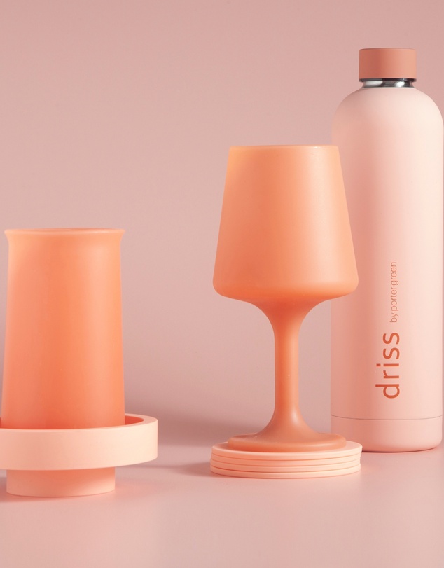 porter green - swepp | silicone unbreakable wine glasses