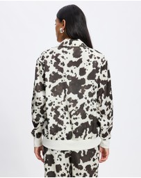 adidas Originals - Satin Cow Print Tracktop