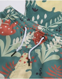 Vacancy Co - Abstract Leaf Swim Short - Youth